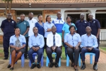 A group photo of all our staff members in 2024 at our centre in Wakaliga.